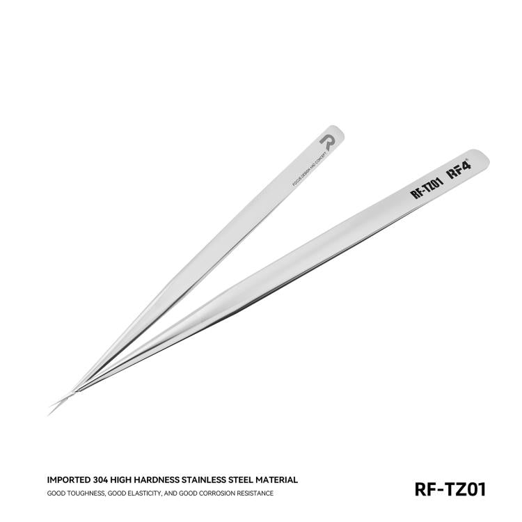Pince à épiler extra-tranchante de haute précision en acier inoxydable RF4 RF-TZ01, RF-TZ01
