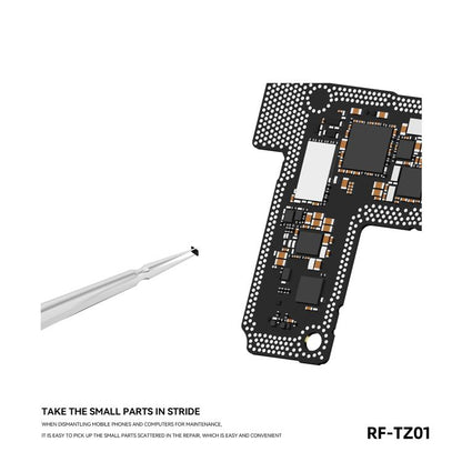 Pince à épiler extra-tranchante de haute précision en acier inoxydable RF4 RF-TZ01, RF-TZ01