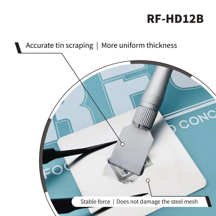 Raclette en céramique non magnétique RF4 RF-HD12B pour le dessoudage des circuits imprimés, RF-HD12B