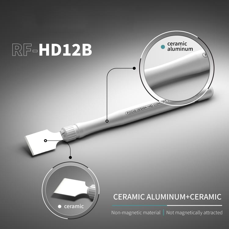 Raclette en céramique non magnétique RF4 RF-HD12B pour le dessoudage des circuits imprimés, RF-HD12B
