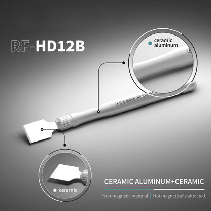 Raclette en céramique non magnétique RF4 RF-HD12B pour le dessoudage des circuits imprimés, RF-HD12B