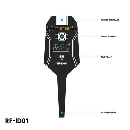 Testeur d'induction électromagnétique de haute précision RF4 RF-ID01 Type-C