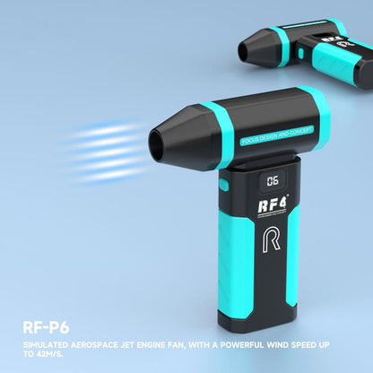 Ventilateur portable rechargeable RF4 RF-P6 Mini puissant pour l'aspiration des poussières avec veilleuse