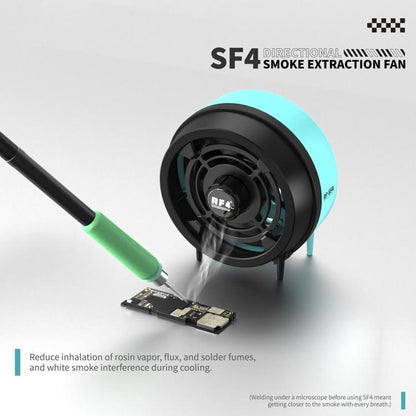 Ventilateur d'extraction RF4 RF-SF4 puissant et rapide de 12 cm de diamètre