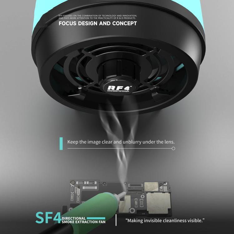 Ventilateur d'extraction RF4 RF-SF4 puissant et rapide de 12 cm de diamètre