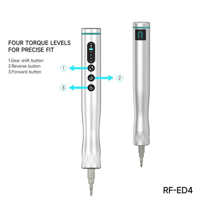 Jeu de tournevis électrique multifonction RF4 RF-ED4 avec 42 embouts en acier S2