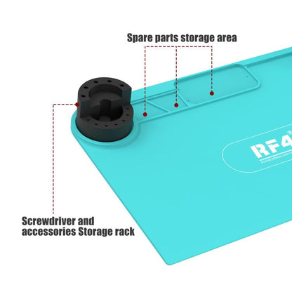 Tapis multifonction en silicone résistant aux hautes températures RF4 RF-PO15 avec support de rangement