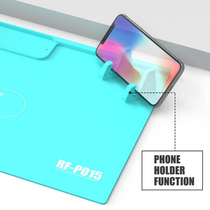 Tapis multifonction en silicone résistant aux hautes températures RF4 RF-PO15 avec support de rangement