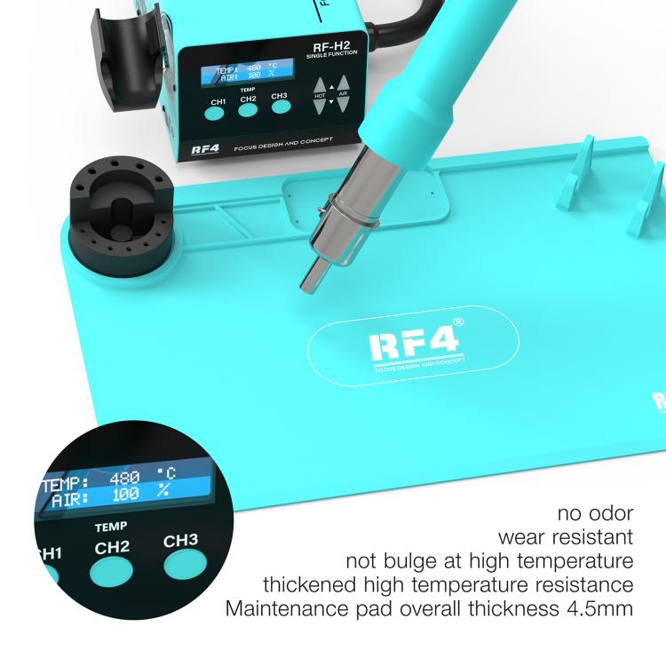 Tapis multifonction en silicone résistant aux hautes températures RF4 RF-PO15 avec support de rangement