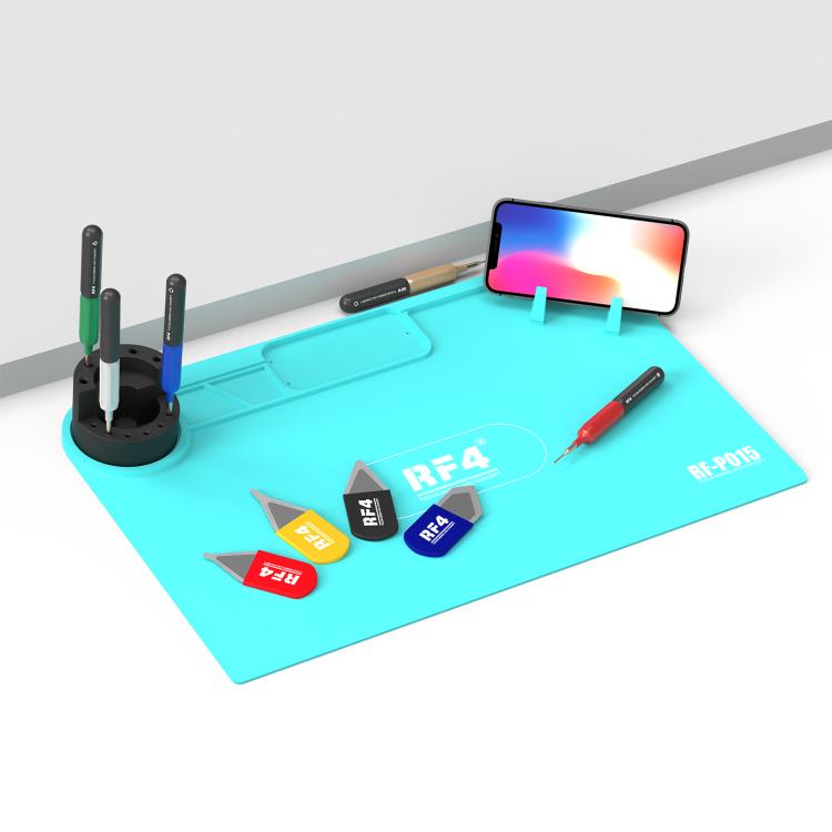 Tapis multifonction en silicone résistant aux hautes températures RF4 RF-PO15 avec support de rangement