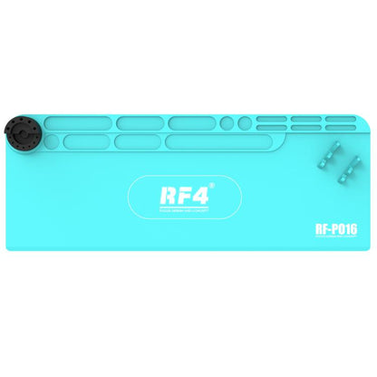 Tapis de souris multifonctionnel long en silicone résistant aux hautes températures RF4 RF-PO16 avec support de rangement