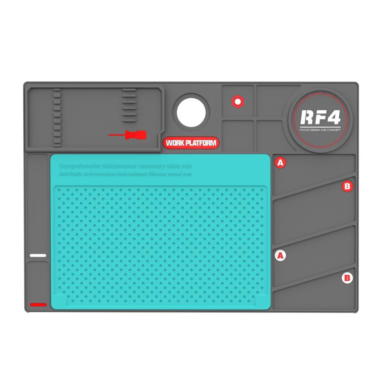 Coussinet de réparation antidérapant en silicone haute température RF4 RF-PO2