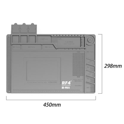 Coussinet isolant en silicone RF4 RF-PO11 résistant aux hautes températures, RF-PO11