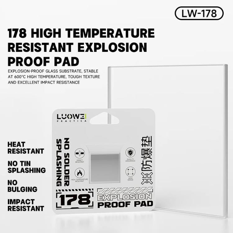 Plaque antidéflagrante haute température Luowei LW-178, LW-178