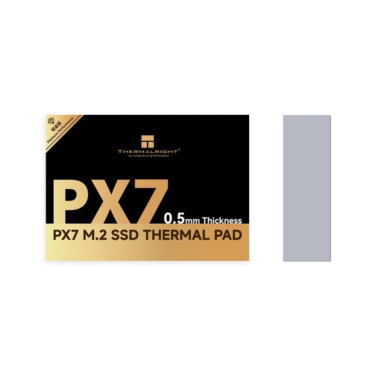 Plaque thermique en silicone THERMALRIGHT PX7 pour SSD M.2, 0.5mm, 1mm, 1.5mm, 2mm