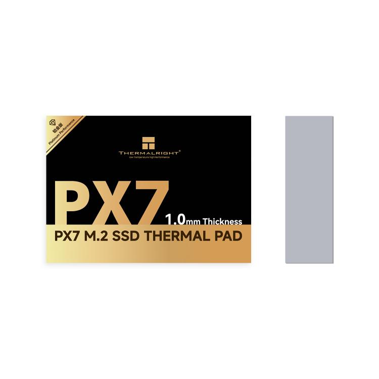 Plaque thermique en silicone THERMALRIGHT PX7 pour SSD M.2, 0.5mm, 1mm, 1.5mm, 2mm