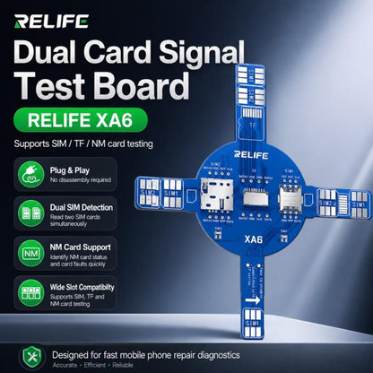 Carte de test de signal double RELIFE XA6