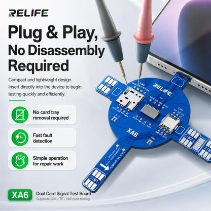 Carte de test de signal double RELIFE XA6