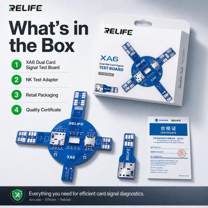 Carte de test de signal double RELIFE XA6
