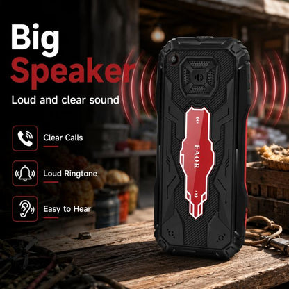 Téléphone robuste HE248, écran 2,4 pouces, touches 3D, réseau : 2G, double SIM, Bluetooth, lampe torche, clavier russe, No Power Plug, US Plug, UK Plug