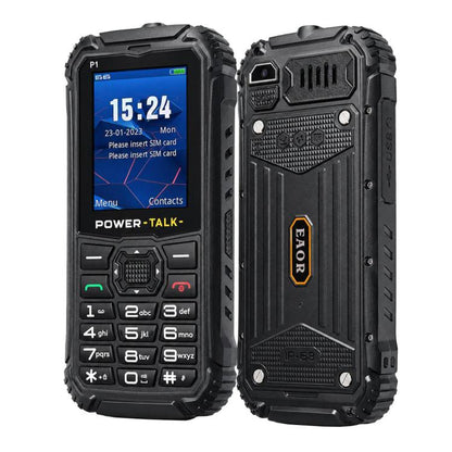Téléphone durci HP219 IP68, écran 2,4 pouces, SC6531E, réseau : 2G, Bluetooth, radio FM, SOS, lampe torche, EU Plug, US Plug, UK Plug