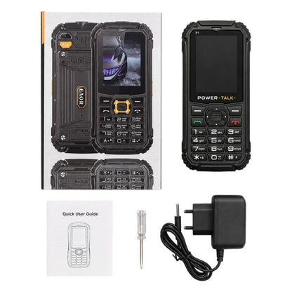 Téléphone durci HP219 IP68, écran 2,4 pouces, SC6531E, réseau : 2G, Bluetooth, radio FM, SOS, lampe torche, EU Plug, US Plug, UK Plug