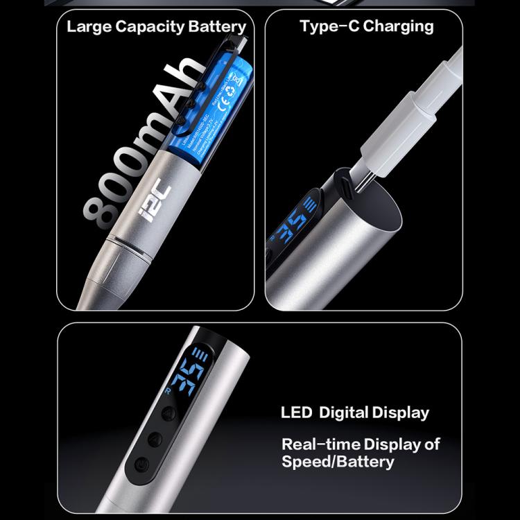 Stylo de meulage portable rechargeable anti-vibration i2C G35, i2C G35