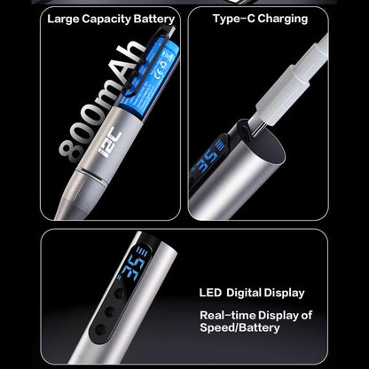 Stylo de meulage portable rechargeable anti-vibration i2C G35, i2C G35