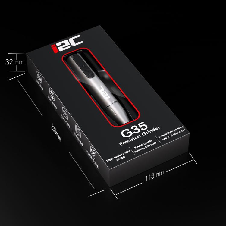 Stylo de meulage portable rechargeable anti-vibration i2C G35, i2C G35