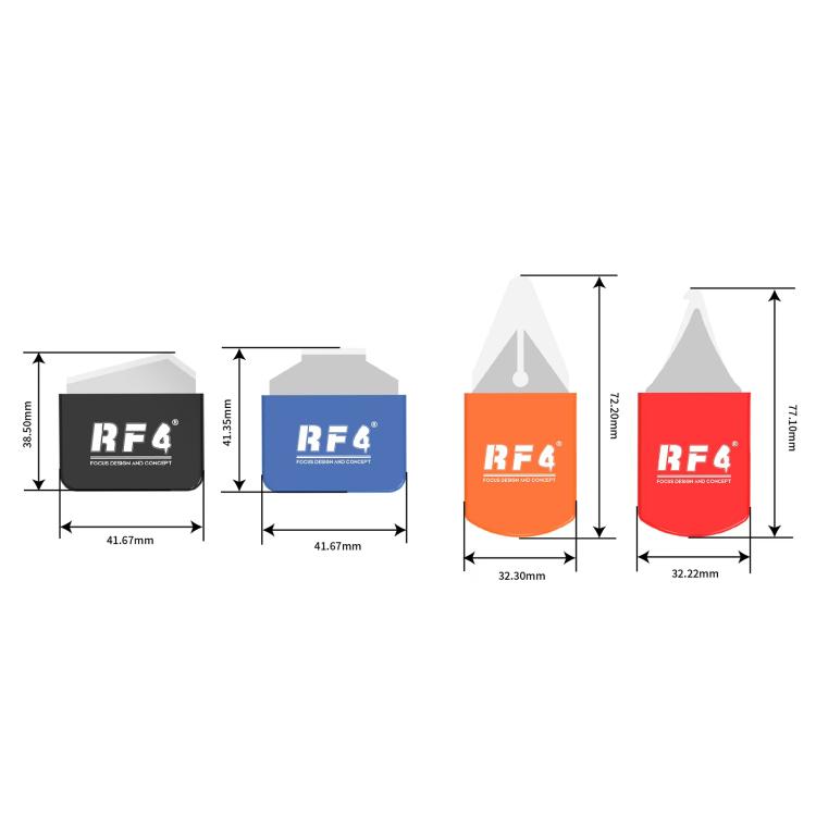 Kit de lames multifonctions RF4 RF-DA12 pour le démontage et le grattage de téléphones portables, RF-DA12