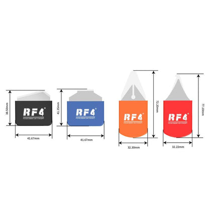 Kit de lames multifonctions RF4 RF-DA12 pour le démontage et le grattage de téléphones portables, RF-DA12