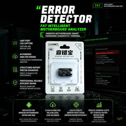 LUOWEI LW-FAT Vérificateur d'erreurs Analyseur de diagnostic intelligent des pannes de carte mère de téléphone Android