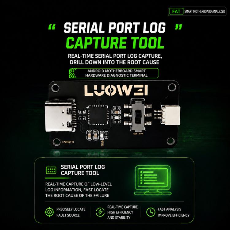 LUOWEI LW-FAT Vérificateur d'erreurs Analyseur de diagnostic intelligent des pannes de carte mère de téléphone Android