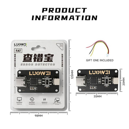 LUOWEI LW-FAT Vérificateur d'erreurs Analyseur de diagnostic intelligent des pannes de carte mère de téléphone Android
