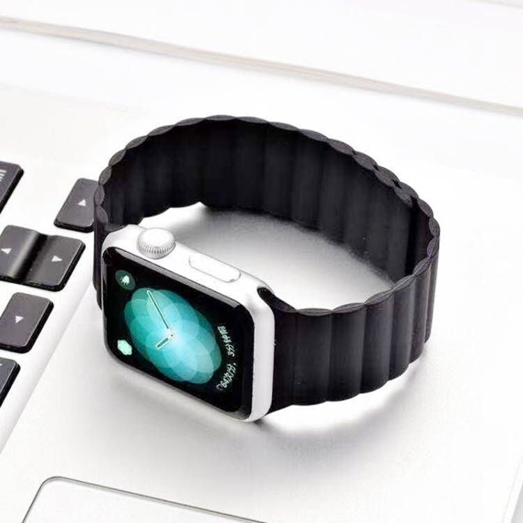 Bracelet de montre à boucle magnétique pour Apple Watch Series 6 & SE & 5 & 4 40mm / 3 & 2 & 1 38mm, For Apple Watch Series 8&7 41mm / SE 2&6&SE&5&4 40mm / 3&2&1 38mm, For Apple Watch Series 7 41mm / 6 & SE & 5 & 4 40mm / 3 & 2 & 1 38mm