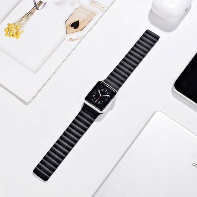 Bracelet de montre à boucle magnétique pour Apple Watch Series 6 & SE & 5 & 4 40mm / 3 & 2 & 1 38mm, For Apple Watch Series 8&7 41mm / SE 2&6&SE&5&4 40mm / 3&2&1 38mm, For Apple Watch Series 7 41mm / 6 & SE & 5 & 4 40mm / 3 & 2 & 1 38mm