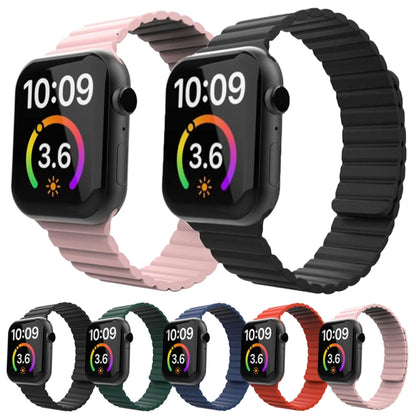 Bracelet de montre à boucle magnétique pour Apple Watch Series 6 & SE & 5 & 4 40mm / 3 & 2 & 1 38mm, For Apple Watch Series 8&7 41mm / SE 2&6&SE&5&4 40mm / 3&2&1 38mm, For Apple Watch Series 7 41mm / 6 & SE & 5 & 4 40mm / 3 & 2 & 1 38mm