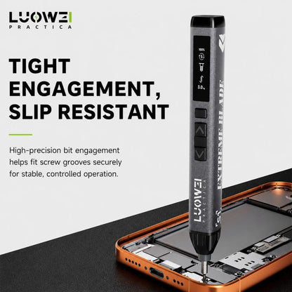 Jeu de tournevis électrique à couple réglable LUOWEI, S1, S1 Pro