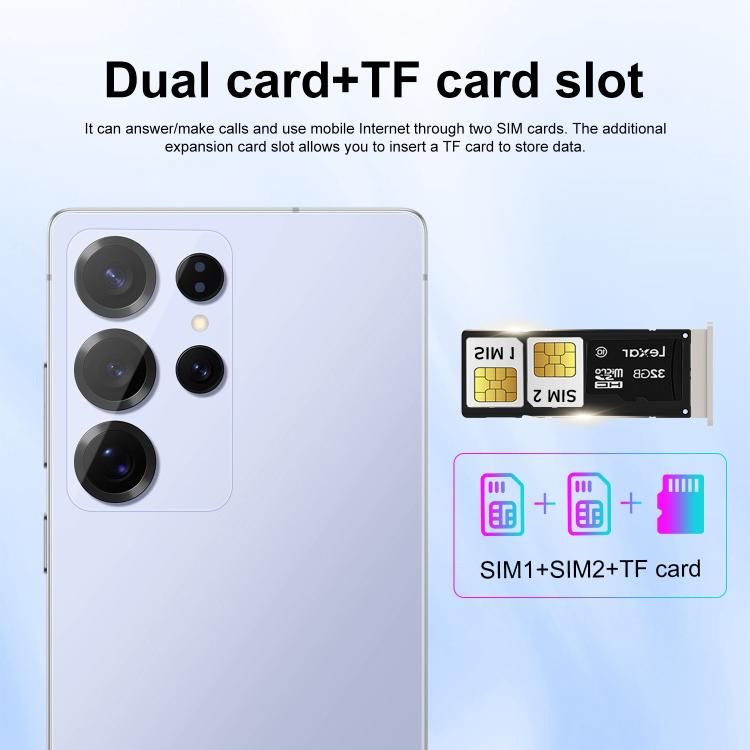S25 Ultra / B9T, 4 Go + 64 Go, écran 6,75 pouces, Android 10, processeur quadricœur MTK6739, réseau : 4G, OTG, double SIM, EU Plug, US Plug, UK Plug, AU Plug