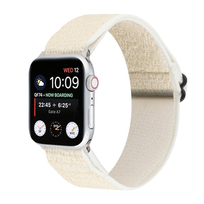 Bracelet de montre en nylon de couleur unie pour Apple Watch Series 6 & SE & 5 & 4 40mm / 3 & 2 & 1 38mm, For Apple Watch Series 7 41mm / 6 & SE & 5 & 4 40mm / 3 & 2 & 1 38mm