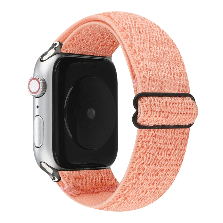 Bracelet de montre en nylon de couleur unie pour Apple Watch Series 6 & SE & 5 & 4 40mm / 3 & 2 & 1 38mm, For Apple Watch Series 7 41mm / 6 & SE & 5 & 4 40mm / 3 & 2 & 1 38mm