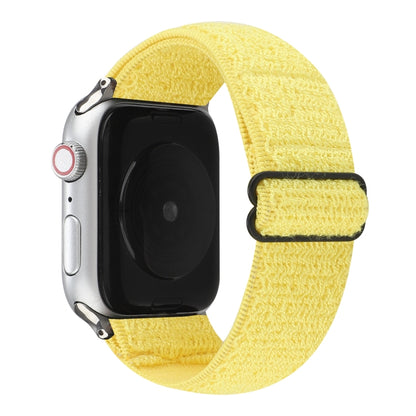 Bracelet de montre en nylon de couleur unie pour Apple Watch Series 6 & SE & 5 & 4 40mm / 3 & 2 & 1 38mm, For Apple Watch Series 7 41mm / 6 & SE & 5 & 4 40mm / 3 & 2 & 1 38mm