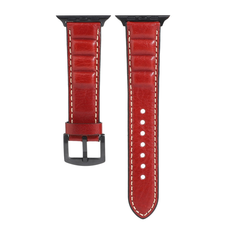 Bracelet de montre en cuir véritable pour Apple Watch Series 6 & SE & 5 & 4 40mm / 3 & 2 & 1 38mm, For Apple Watch Series 7 41mm / 6 & SE & 5 & 4 40mm / 3 & 2 & 1 38mm