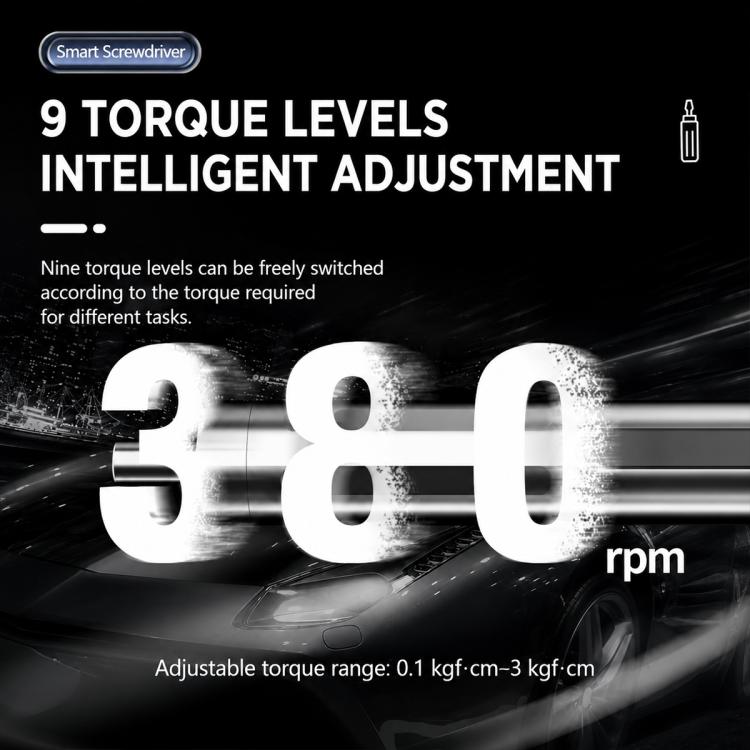 Tournevis électrique à couple réglable avec frein de coupure intelligent TBK BK-009, EU Plug, US Plug