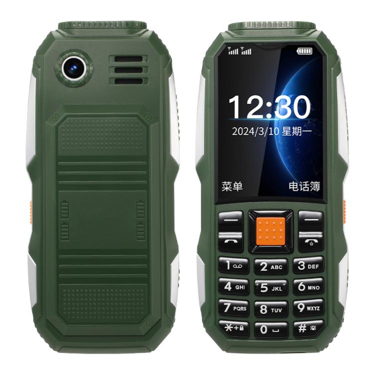 Téléphone robuste W2022, écran 1,77 pouce, SC6531DA, réseau : 2G, double SIM, Bluetooth, lampe torche