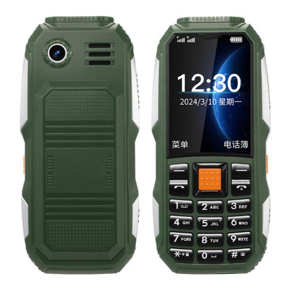 Téléphone robuste W2022, écran 1,77 pouce, SC6531DA, réseau : 2G, double SIM, Bluetooth, lampe torche