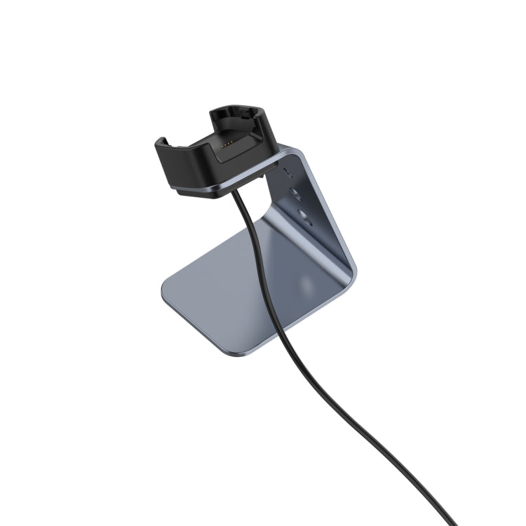 Pour Fitbit Versa / Versa Lite / Versa SE Support de chargeur universel en alliage d'aluminium avec protection contre les puces, prend en charge la charge rapide, For Fitbit Versa