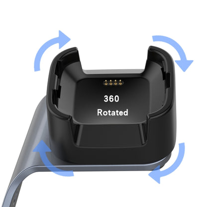 Pour Fitbit Versa / Versa Lite / Versa SE Support de chargeur universel en alliage d'aluminium avec protection contre les puces, prend en charge la charge rapide, For Fitbit Versa