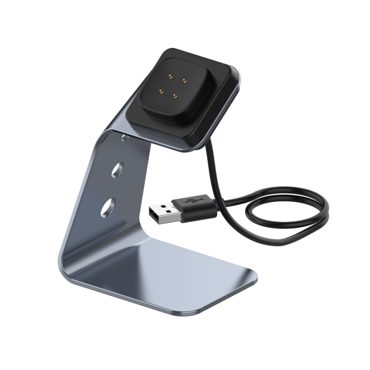 Pour le support de chargeur en alliage d'aluminium Fitbit Versa 3 / Fitbit Sense avec protection contre les puces, prise en charge de la charge rapide, For Fitbit Versa 3