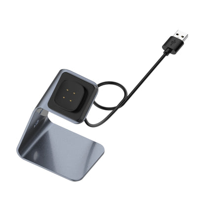 Pour le support de chargeur en alliage d'aluminium Fitbit Versa 3 / Fitbit Sense avec protection contre les puces, prise en charge de la charge rapide, For Fitbit Versa 3